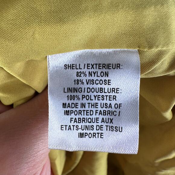 Milly Yellow Gold Angelina Midi Velvet Ruffle Skirt - Picture 9 of 10